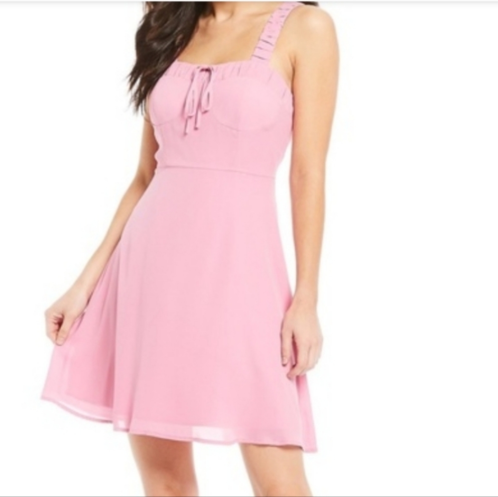 GIANNI BINI 8 Pink Sleeveless Dress